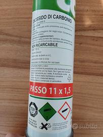 bombola co 2 acquili 11 x 1,5