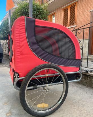 Rimorchio per bici per trasporto animale