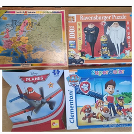 Puzzle Europa,Paw Patrol,Planes,Cattivissimo