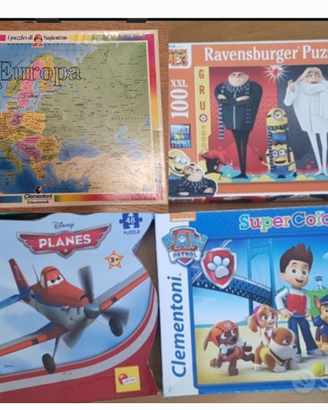 Puzzle Europa,Paw Patrol,Planes,Cattivissimo