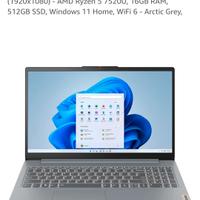 Lenovo IdeaPad Slim 3 Notebook 15" AMD Ryzen5 16GB