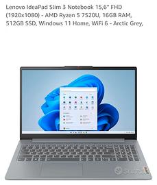 Lenovo IdeaPad Slim 3 Notebook 15" AMD Ryzen5 16GB