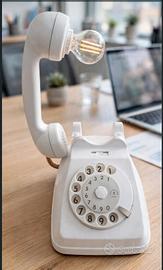 Lampada Telefono Vintage  realizzata a mano