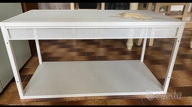 Mensola ikea in metallo bianca come nuova