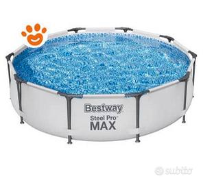 piscina esterna bestway + pompa Bestway a sabbia