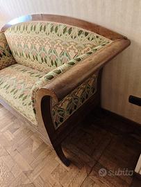 Divano Bidermeier in radica