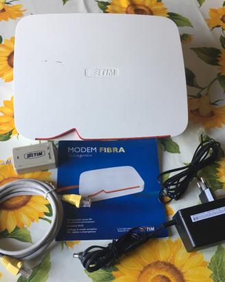 Modem Fibra ADSL TIM baffo rosso