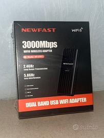 Adattatore  Wi Fi 6  NEWFAST USB 3.0