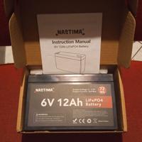 Batteria LifePO4 NASTIMA 6V 12ah 72Wh