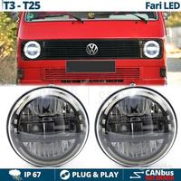 FARI LED DRL Omologati Per VW TRANSPORTER T3 T25