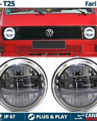 FARI LED DRL Omologati Per VW TRANSPORTER T3 T25