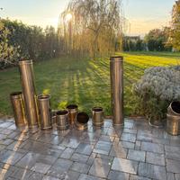 Tubi inox per canna fumaria Ø180 + accessori