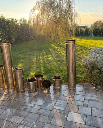 Tubi inox per canna fumaria Ø180 + accessori