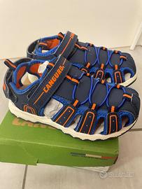 Sandalo n. 28 canguro blu NUOVI!!!