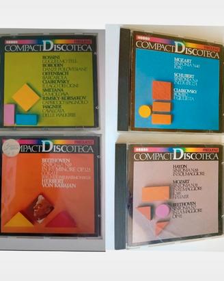 4 cds Compact Discoteca Frequenz 1988 quasi nuovi 