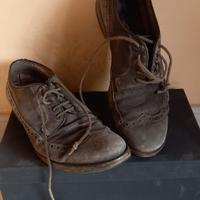 Stringate ALESSANDRINI 42 cuoio vintage uomo