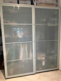 ARMADIO IKEA PAX ANTE SCORREVOLI ACIDATE/NERO