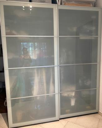 ARMADIO IKEA PAX ANTE SCORREVOLI ACIDATE/NERO