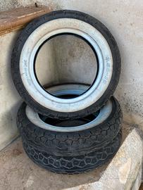 Copertoni  nuovi con strisce bianche per Vespa