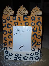 Cornice portafoto con tigre.