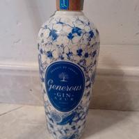 Bottiglia in ceramica Gin Generous Azur vuota