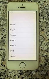 Iphone 5S oro funzionante senza caricatore