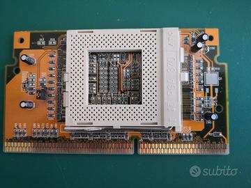 Adattatore CPU Slotket Slot 1 a PGA 370 Pentium 3