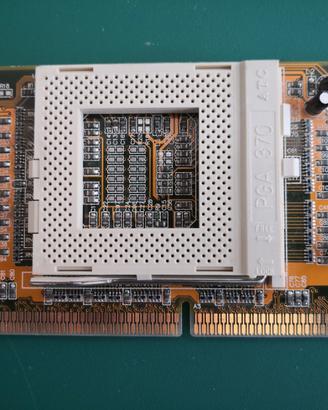 Adattatore CPU Slotket Slot 1 a PGA 370 Pentium 3