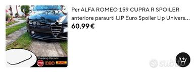 lama sottoparaurti alfa romeo 159 