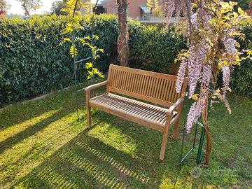 Panchina in legno massello 