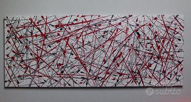 Quadro Arte Moderna Pollock Style