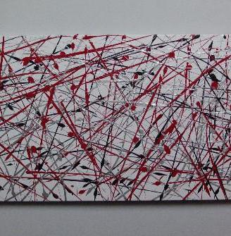 Quadro Arte Moderna Pollock Style