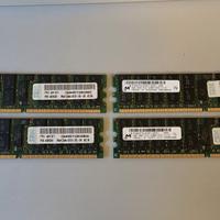 4 moduli RAM DDR2 da 4 GB marca IBM