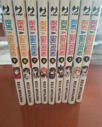 Rent a Girlfriend dal 1 al 9 collezione manga nuov