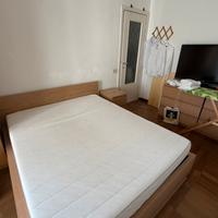 Letto matrimoniale Ikea Malm Rovere
