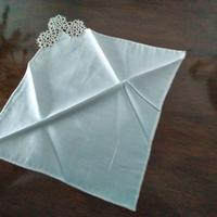 fazzoletto da taschino con pizzo al tombolo