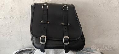 borsa in cuoio  artigianale moto 