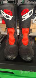 stivali sidi vertigo 2 + tuta top gas in pelle 