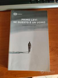 Libro  primo levi se questo è un uomo