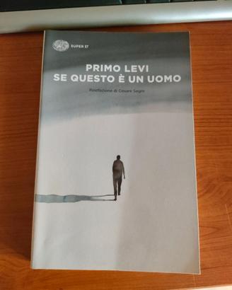 Libro  primo levi se questo è un uomo