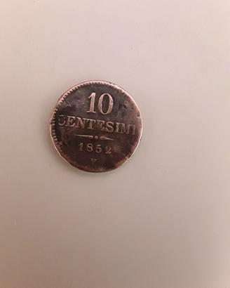 monete 10 centesimi  impero austriaco 