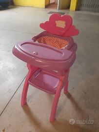 seggiolone bambola