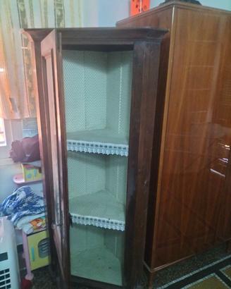 Vetrinetta angolare 55x55 altezza 170