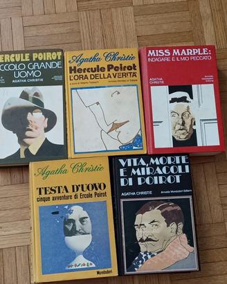 Lotto 5 Libri Agatha Christie - Edizioni Vintage