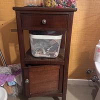 Mobiletto vintage da bagno / comodino
