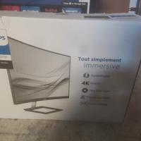 Monitor Philips 4K curvo