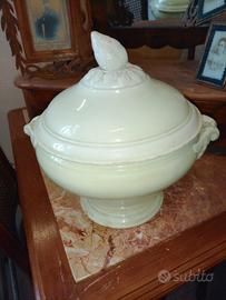 zuppiera in terracotta antica 