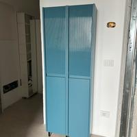 Mobile bagno Niwa blu pacifico cannettato