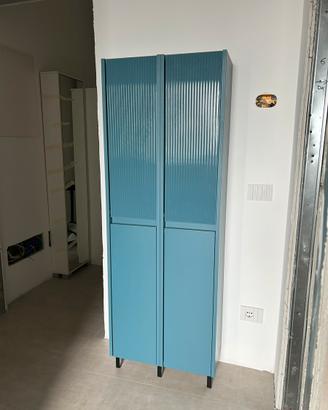 Mobile bagno Niwa blu pacifico cannettato