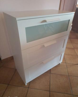 Cassettiera Brimnes 3 cassetti Ikea bianca